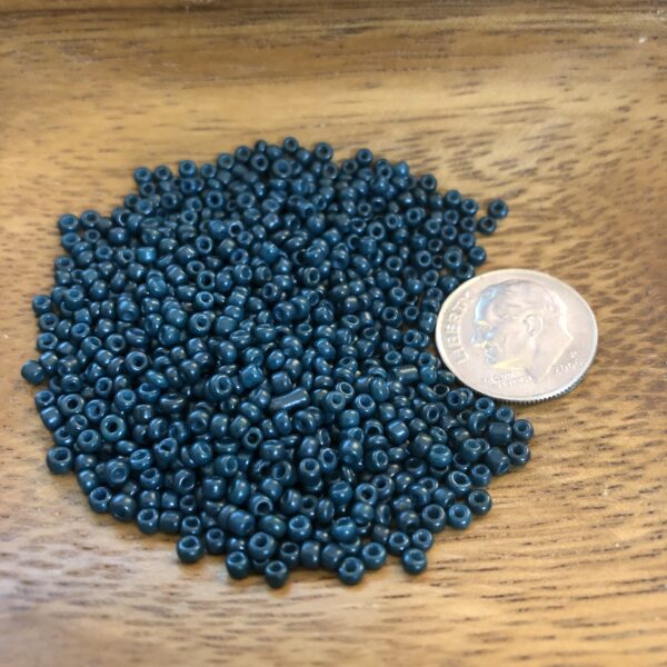 Glass Seed Beads | Deep Teal | 0.4oz - Image 2