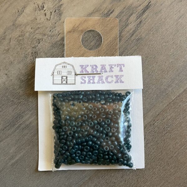 Glass Seed Beads | Deep Teal | 0.4oz