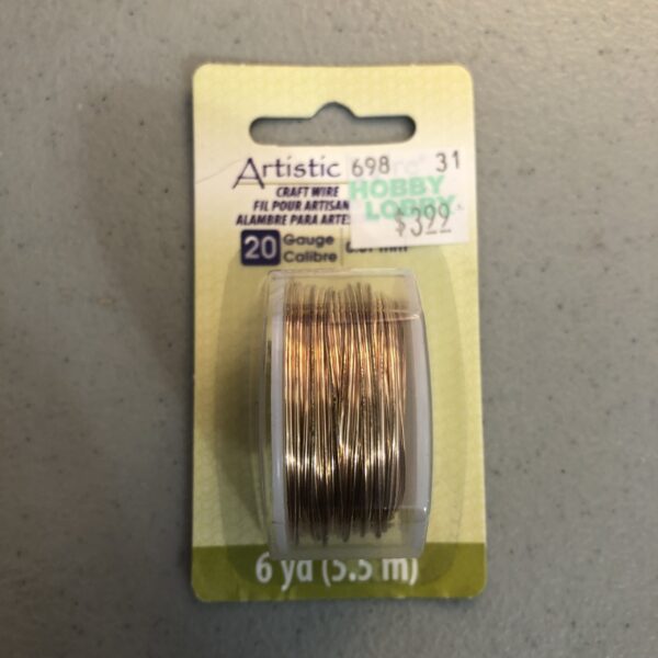 Craft Wire | 20 Gauge | 6 yds | Bronze